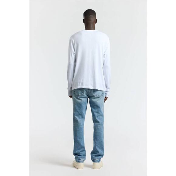 Cotton Citizen Mens Prince Long Sleeve Tee Shirt in White XL - Picture 3 of 3